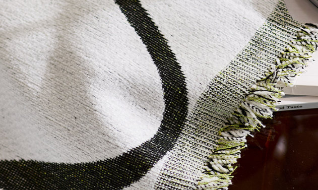 Home Decor Blanket-Wander Chenille - Green