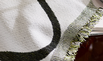 Home Decor Blanket-Wander Chenille - Green