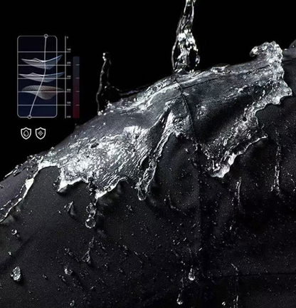 Waterproof Bomber Jacket- Black
