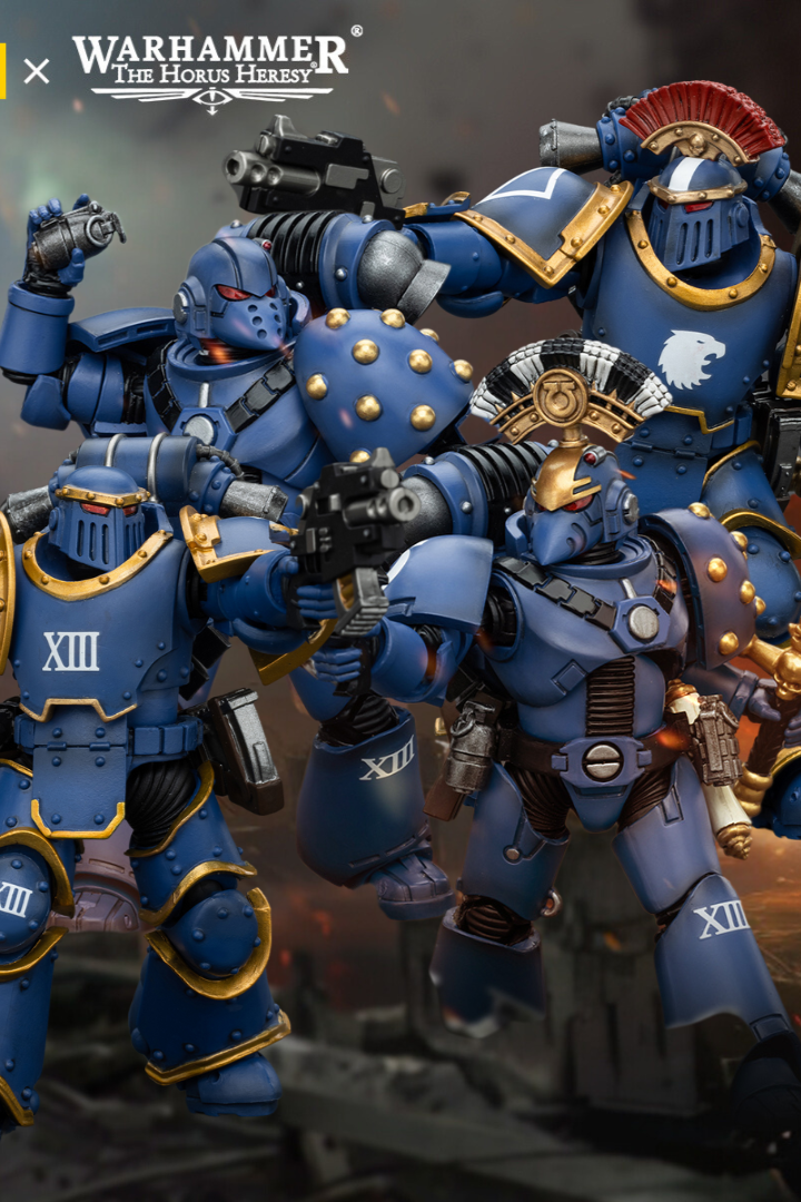 Ultramarines Legion MKIII & MKVI Tactical Squad - Warhammer "The Horus Heresy" Action Figure By JOYTOY