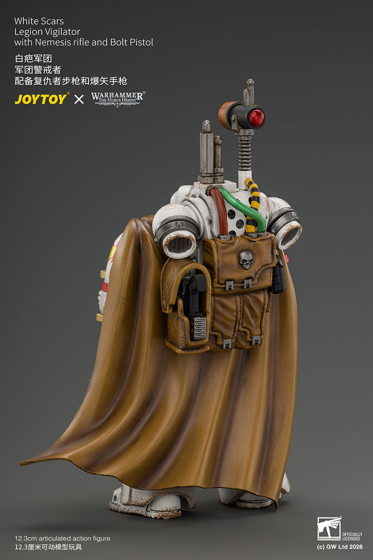 White Scars Legion Vigilator with Nemesis rifle and Bolt Pistol - Warhammer "The Horus Heresy" 1/18 Action Figure By JOYTOY