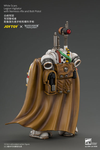 White Scars Legion Vigilator with Nemesis rifle and Bolt Pistol - Warhammer "The Horus Heresy" 1/18 Action Figure By JOYTOY