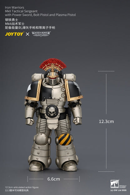 Iron Warriors Mkll Tactical Sergeant & Legionary - Primarch-Warhammer 40k 1/18 Action Figure By JOYTOY