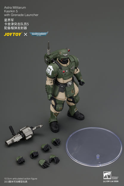 Astra Militarum Kasrkin Squad - Warhammer 40K 1/18 Action Figure By JOYTOY