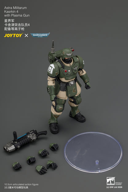Astra Militarum Kasrkin Squad - Warhammer 40K 1/18 Action Figure By JOYTOY