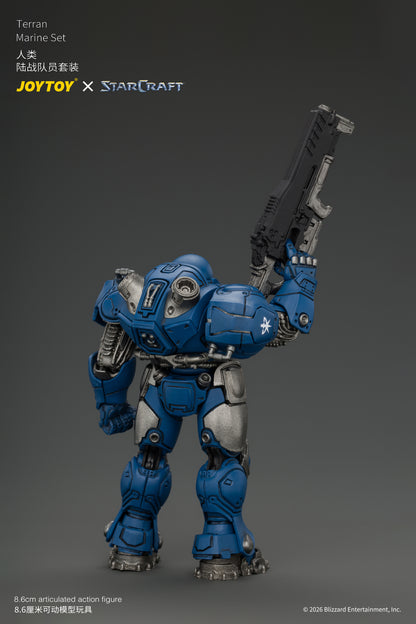 Terran Marine Set - STARCRAFT 1/25 Action Figure By JOYTOY