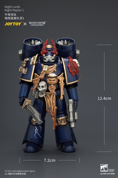 Night Lords Night Raptors - "The Horus Heresy" Primarch-Warhammer 30k 1/18 Action Figure By JOYTOY