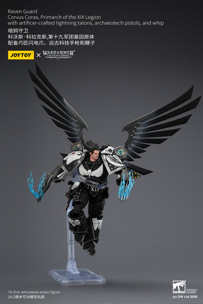 Raven Guard Corvus Corax, Primarch of the XIX Legion - Warhammer "The Horus Heresy" 1/18 Action Figure By JOYTOY