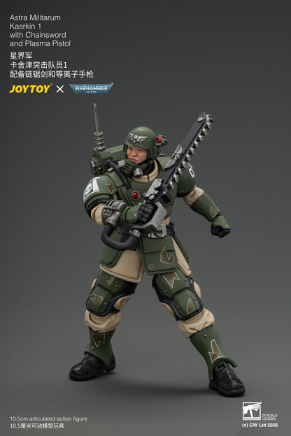 Astra Militarum Kasrkin Squad - Warhammer 40K 1/18 Action Figure By JOYTOY