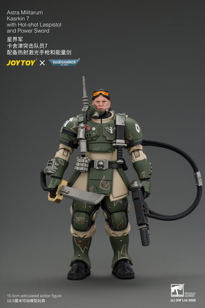 Astra Militarum Kasrkin Squad - Warhammer 40K 1/18 Action Figure By JOYTOY