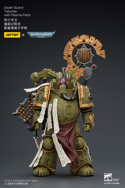 Death Guard Biologus Putrifier & Death Guard Tallyman - "Warhammer 40,000” 1/18 Action Figure By JOYTOY