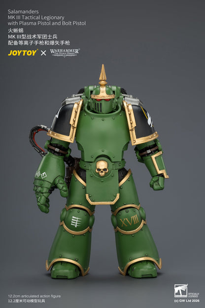 Salamanders MK III Tactical Legionary & MKVI Tactical Legionary - "The Horus Heresy" Warhammer 40k 1/18 Action Figure By JOYTOY