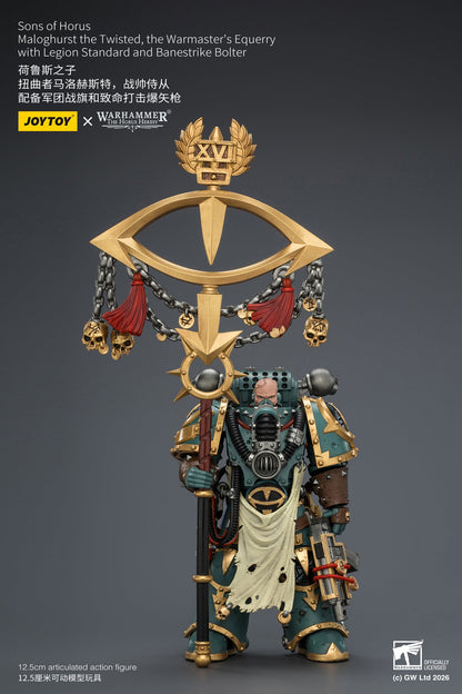 Sons of Horus Maloghurst the Twisted, the Warmaster's Equerry - "The Horus Heresy" Primarch-Warhammer 40k 1/18 Action Figure By JOYTOY