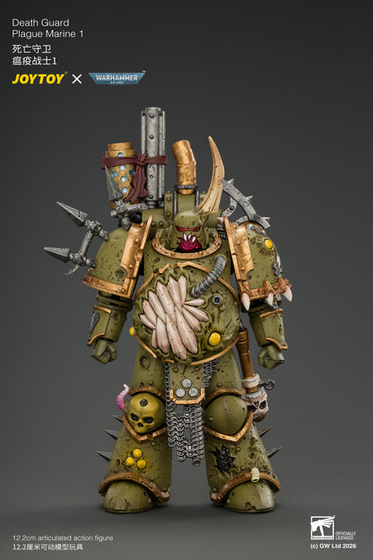 Death Guard Typhus & Plague Marine 1 - Warhammer 40k 1/18 Action Figure By JOYTOY