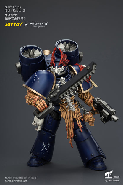 Night Lords Night Raptors - "The Horus Heresy" Primarch-Warhammer 30k 1/18 Action Figure By JOYTOY