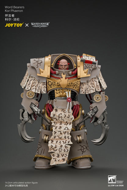 Word Bearers Kor Phaeron with Patriarch's Claws - "The Horus Heresy" Warhammer 1/18 Action Figure By JOYTOY