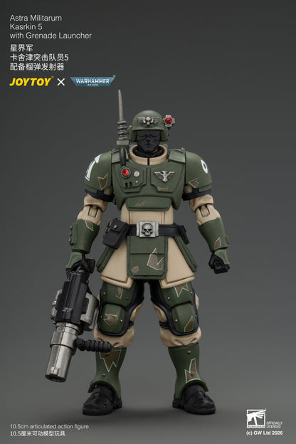 Astra Militarum Kasrkin Squad - Warhammer 40K 1/18 Action Figure By JOYTOY