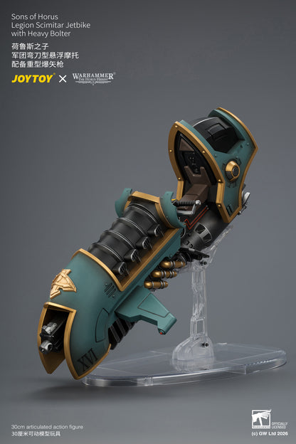 Sons of Horus & White Scars Legion Scimitar Jetbike - Warhammer "The Horus Heresy” 1/18 Action Figure By JOYTOY