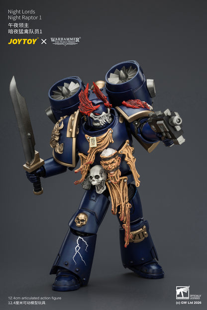 Night Lords Night Raptors - "The Horus Heresy" Primarch-Warhammer 30k 1/18 Action Figure By JOYTOY