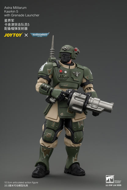 Astra Militarum Kasrkin Squad - Warhammer 40K 1/18 Action Figure By JOYTOY