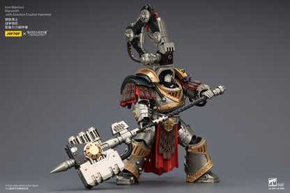 Iron Warriors Legion Praevian with Bolt Pistol & Warsmithwith  Graviton Crusher Hammer- "The Horus Heresy” 1/18 Action Figure By JOYTOY