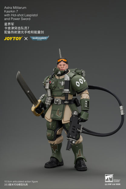 Astra Militarum Kasrkin Squad - Warhammer 40K 1/18 Action Figure By JOYTOY
