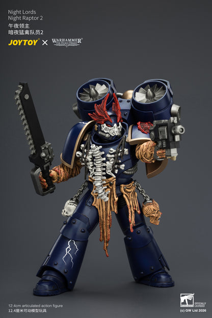 Night Lords Night Raptors - "The Horus Heresy" Primarch-Warhammer 30k 1/18 Action Figure By JOYTOY