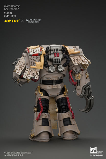 Word Bearers Kor Phaeron with Patriarch's Claws - "The Horus Heresy" Warhammer 1/18 Action Figure By JOYTOY