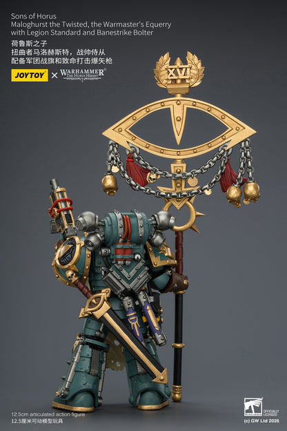 Sons of Horus Maloghurst the Twisted, the Warmaster's Equerry - "The Horus Heresy" Primarch-Warhammer 40k 1/18 Action Figure By JOYTOY