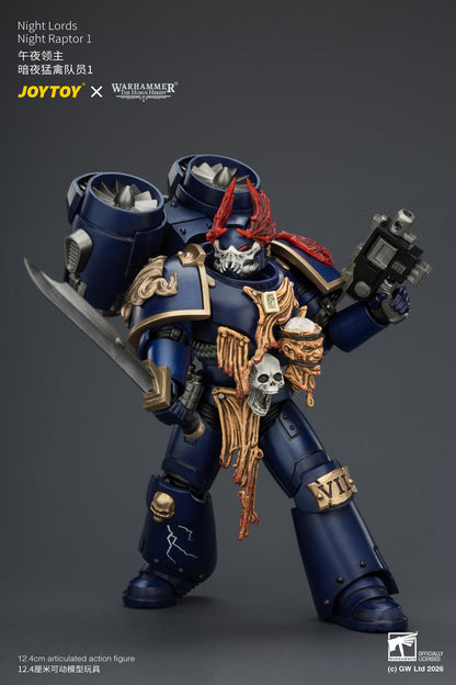 Night Lords Night Raptors - "The Horus Heresy" Primarch-Warhammer 30k 1/18 Action Figure By JOYTOY