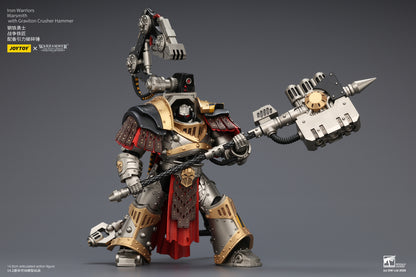 Iron Warriors Legion Praevian with Bolt Pistol & Warsmithwith  Graviton Crusher Hammer- "The Horus Heresy” 1/18 Action Figure By JOYTOY