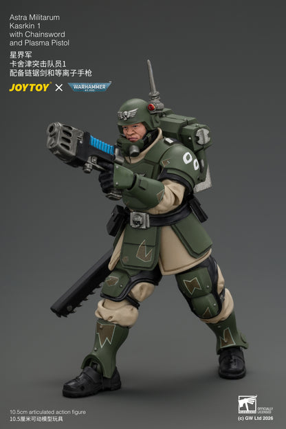 Astra Militarum Kasrkin Squad - Warhammer 40K 1/18 Action Figure By JOYTOY