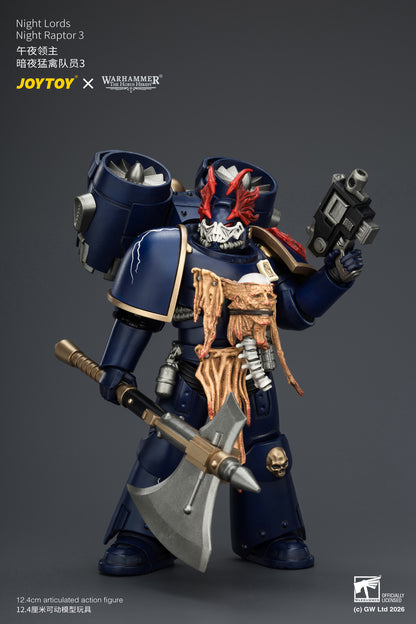 Night Lords Night Raptors - "The Horus Heresy" Primarch-Warhammer 30k 1/18 Action Figure By JOYTOY