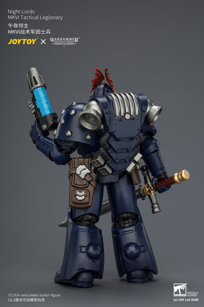 Night Lords MKVI Tactical Legionary & MK III Tactical Legionary - "The Horus Heresy" Primarch-Warhammer 40k 1/18 Action Figure By JOYTOY