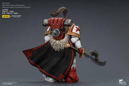 White Scars Qin Xa & Hibou Khan &Contemptor Dreadnought-Warhammer 40k 1/18 Action Figure By JOYTOY