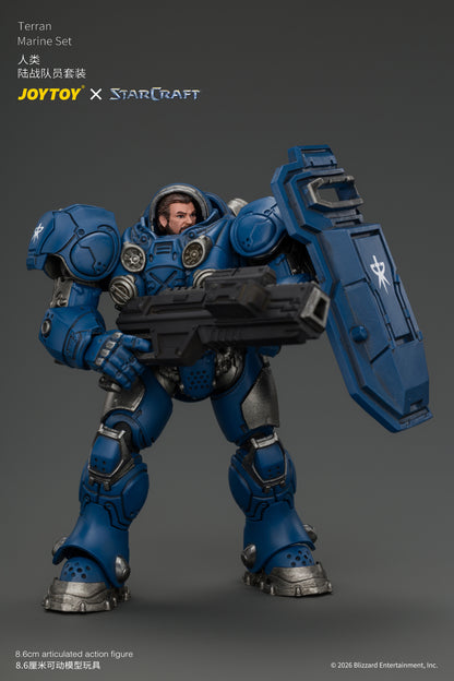 Terran Marine Set - STARCRAFT 1/25 Action Figure By JOYTOY