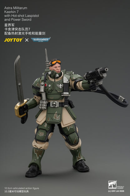 Astra Militarum Kasrkin Squad - Warhammer 40K 1/18 Action Figure By JOYTOY