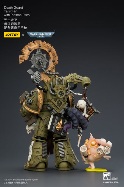 Death Guard Biologus Putrifier & Death Guard Tallyman - "Warhammer 40,000” 1/18 Action Figure By JOYTOY