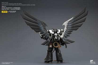 Raven Guard Corvus Corax, Primarch of the XIX Legion - Warhammer "The Horus Heresy" 1/18 Action Figure By JOYTOY