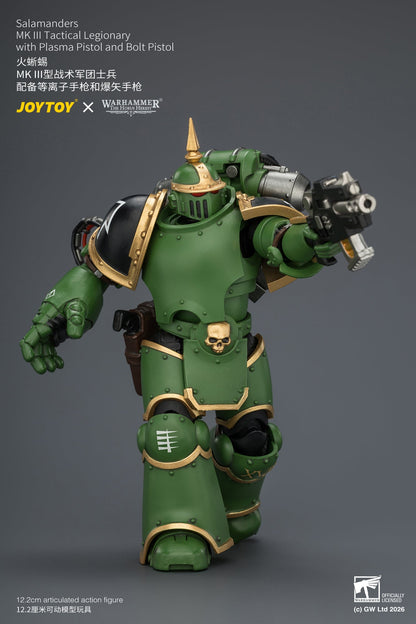 Salamanders MK III Tactical Legionary & MKVI Tactical Legionary - "The Horus Heresy" Warhammer 40k 1/18 Action Figure By JOYTOY
