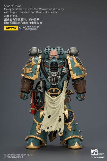 Sons of Horus Maloghurst the Twisted, the Warmaster's Equerry - "The Horus Heresy" Primarch-Warhammer 40k 1/18 Action Figure By JOYTOY