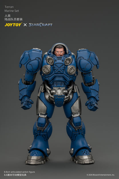 Terran Marine Set - STARCRAFT 1/25 Action Figure By JOYTOY