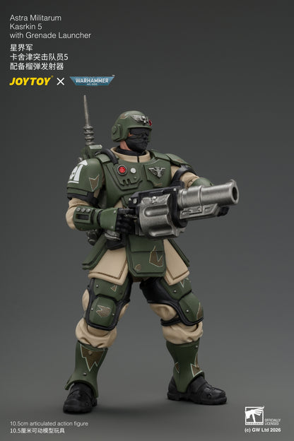 Astra Militarum Kasrkin Squad - Warhammer 40K 1/18 Action Figure By JOYTOY