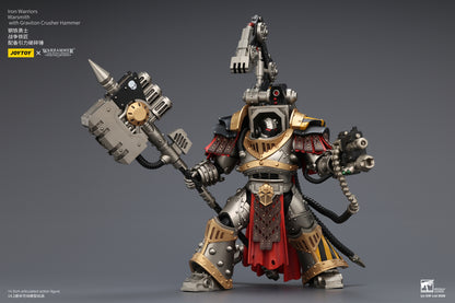 Iron Warriors Legion Praevian with Bolt Pistol & Warsmithwith  Graviton Crusher Hammer- "The Horus Heresy” 1/18 Action Figure By JOYTOY