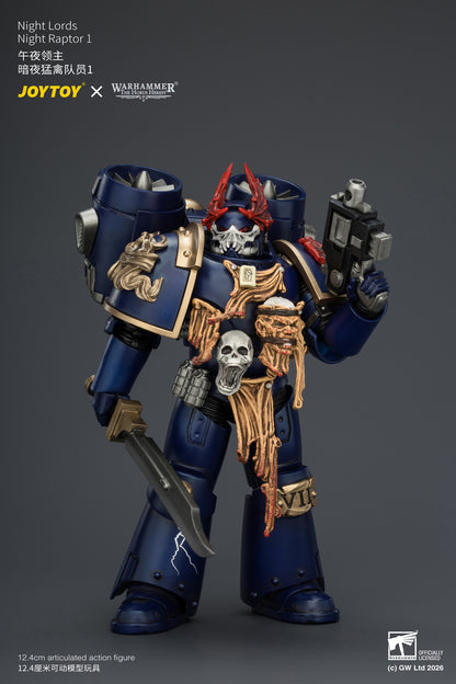 Night Lords Night Raptors - "The Horus Heresy" Primarch-Warhammer 30k 1/18 Action Figure By JOYTOY