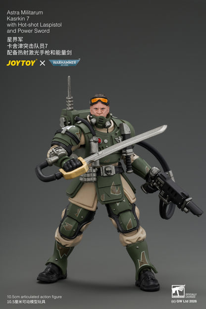 Astra Militarum Kasrkin Squad - Warhammer 40K 1/18 Action Figure By JOYTOY