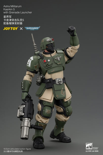 Astra Militarum Kasrkin Squad - Warhammer 40K 1/18 Action Figure By JOYTOY