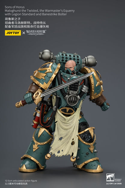 Sons of Horus Maloghurst the Twisted, the Warmaster's Equerry - "The Horus Heresy" Primarch-Warhammer 40k 1/18 Action Figure By JOYTOY