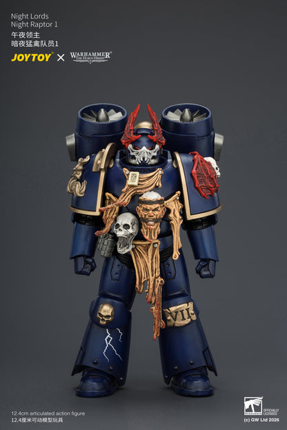 Night Lords Night Raptors - "The Horus Heresy" Primarch-Warhammer 30k 1/18 Action Figure By JOYTOY