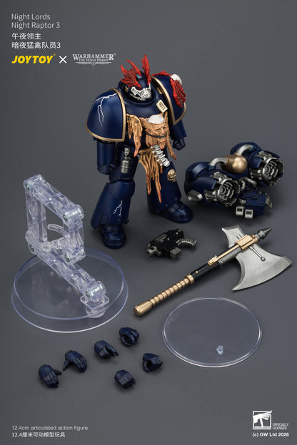 Night Lords Night Raptors - "The Horus Heresy" Primarch-Warhammer 30k 1/18 Action Figure By JOYTOY